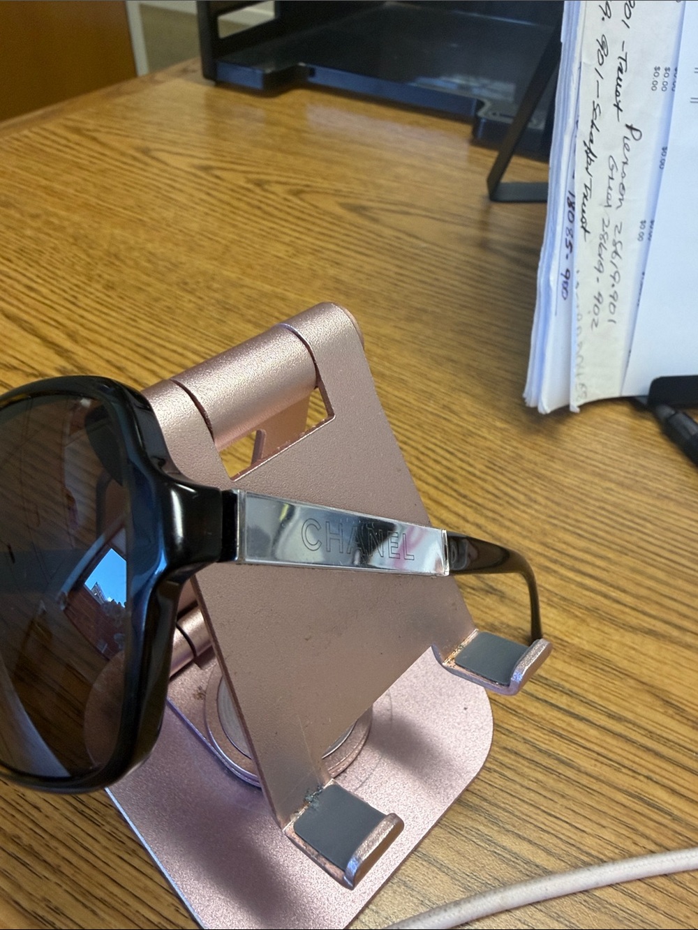 Chanel Black Sunglasses The Mirror Collection